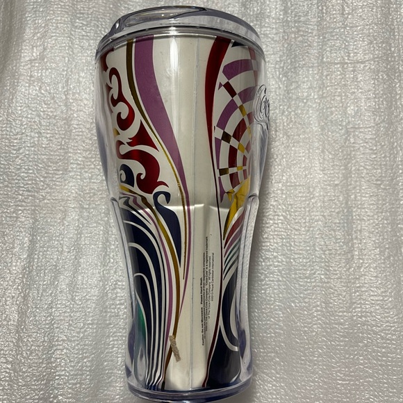 Coca-Cola Drink Tumbler Royal Caribbean International Cup Multicolor Pretty - Picture 8 of 10